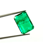 Lab Grown Colombian Hydrothermal Emerald Loose Gemstone Octagon Cut