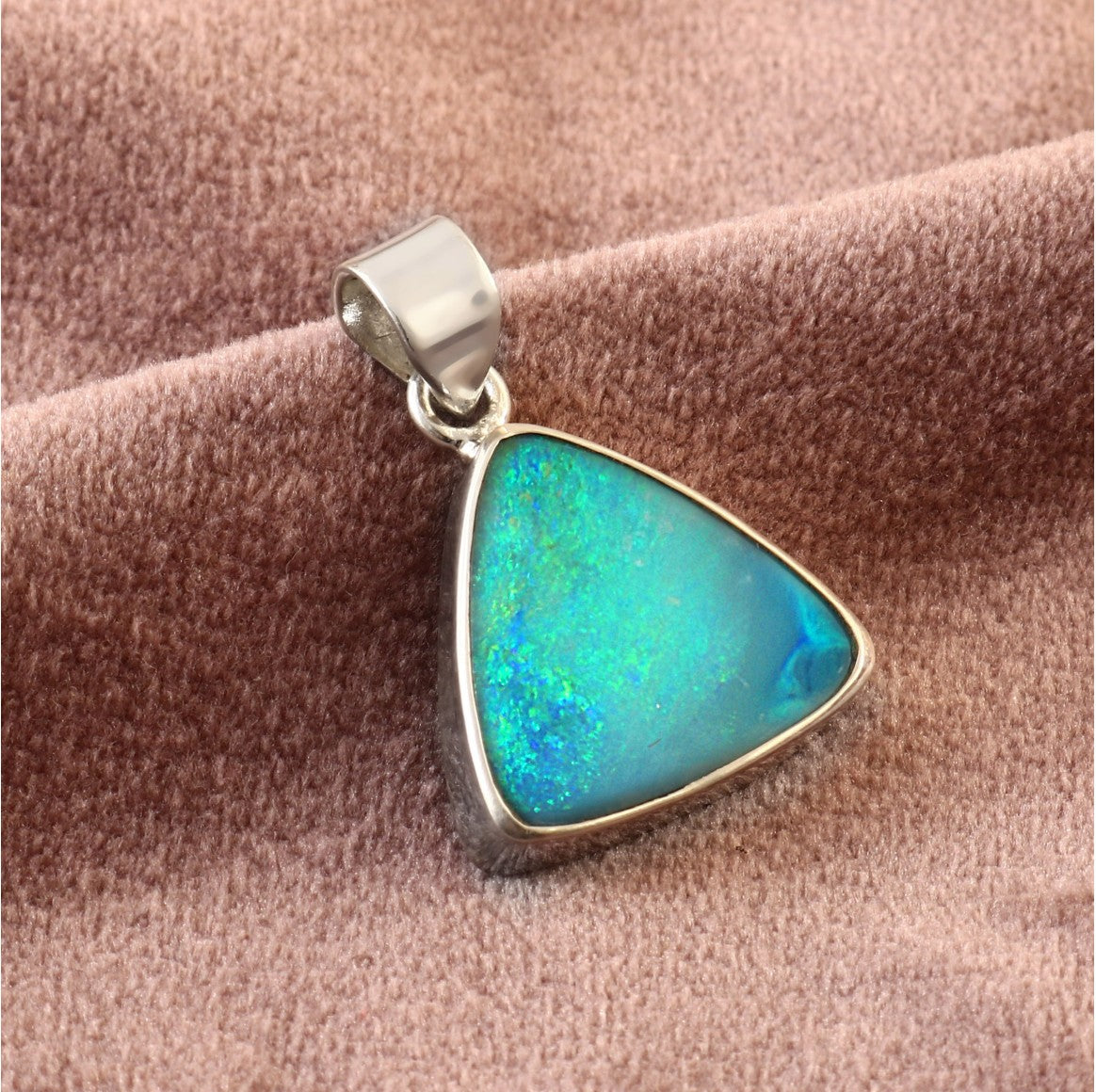 Natural Australian Opal Doublet pendant