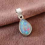 Natural Australian Opal Doublet Pendant 