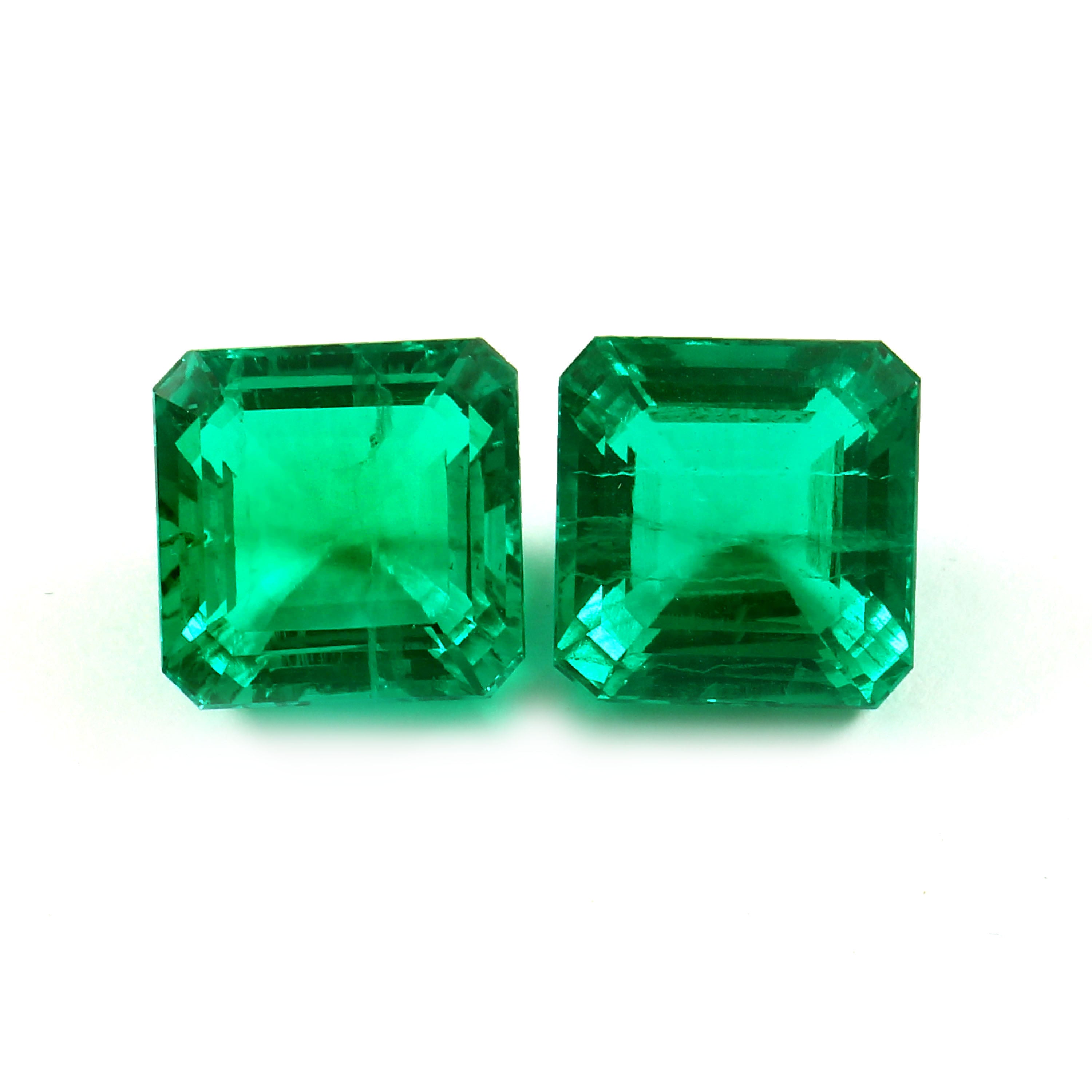 Hydrothermal Emerald Asscher Cut