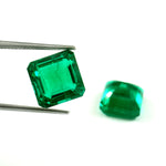 Lab Grown Colombian Emerald Hydrothermal Emerald Asscher Cut