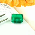 Hydrothermal Emerald Octagon Cut