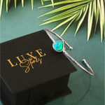 Australian Opal Doublet Bracelet in 925 Sterling Silver
