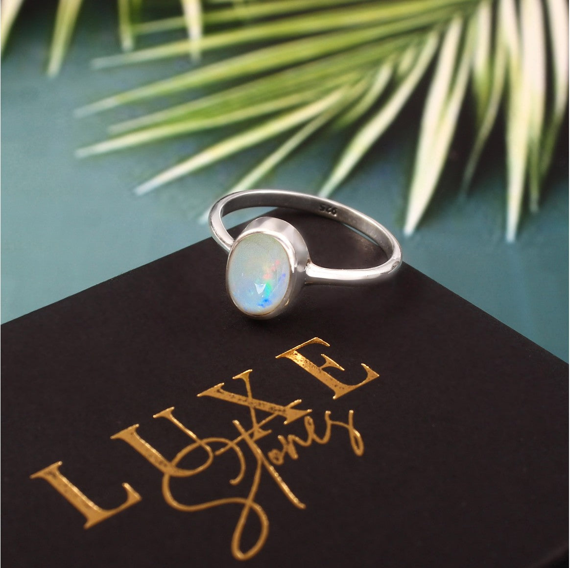 Australian Opal Doublet Ring 