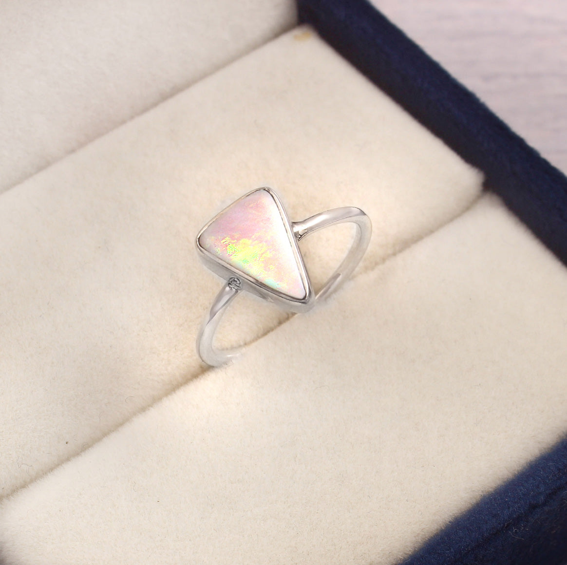 Australian Opal Doublet Ring