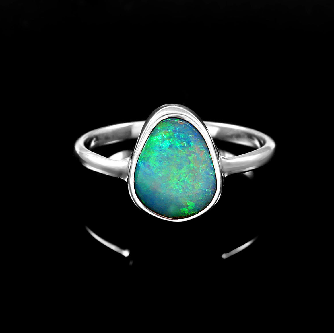 Australian Opal Doublet Ring 