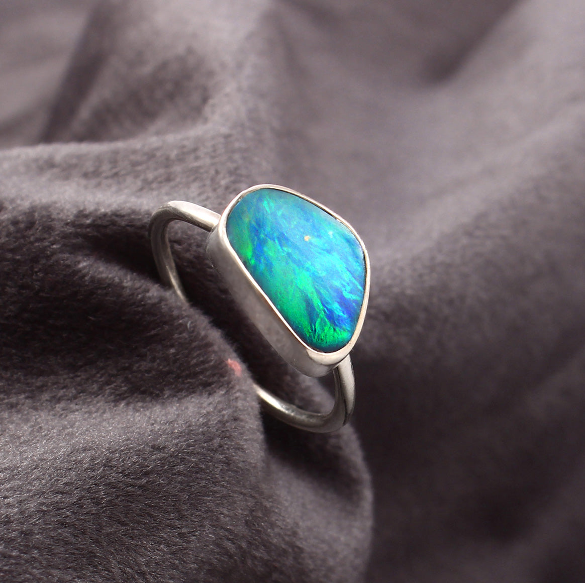 Opal Doublet Ring
