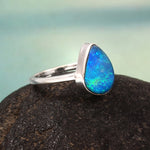 Crystal Opal Ring