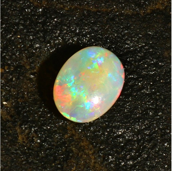 2.3 Cts Australian Solid GEM Opal, Rainbow Color Gemstone, Loose Stone #LXS012